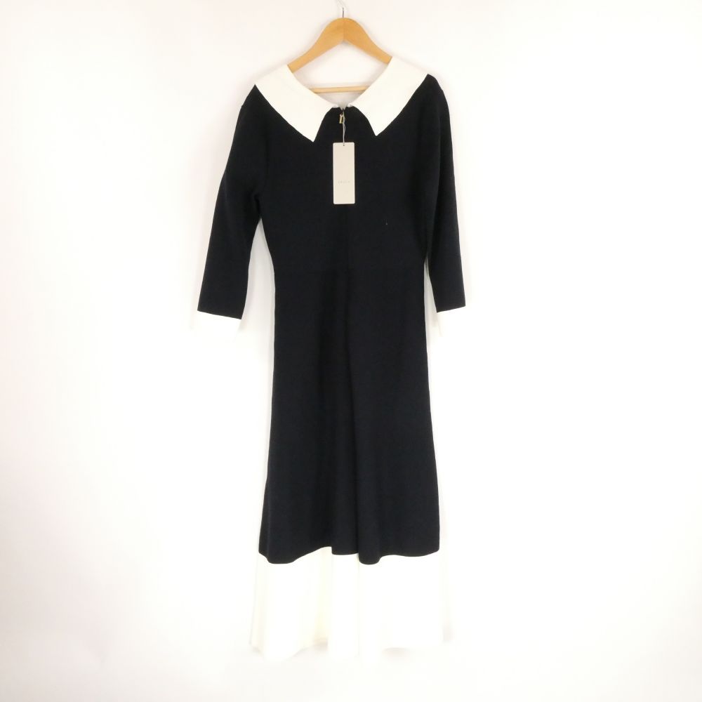 EPOCA エポカ M5J11-725-28 ワンピース 38 コットン他 ロング丈 七分袖 レディース AY7160A62