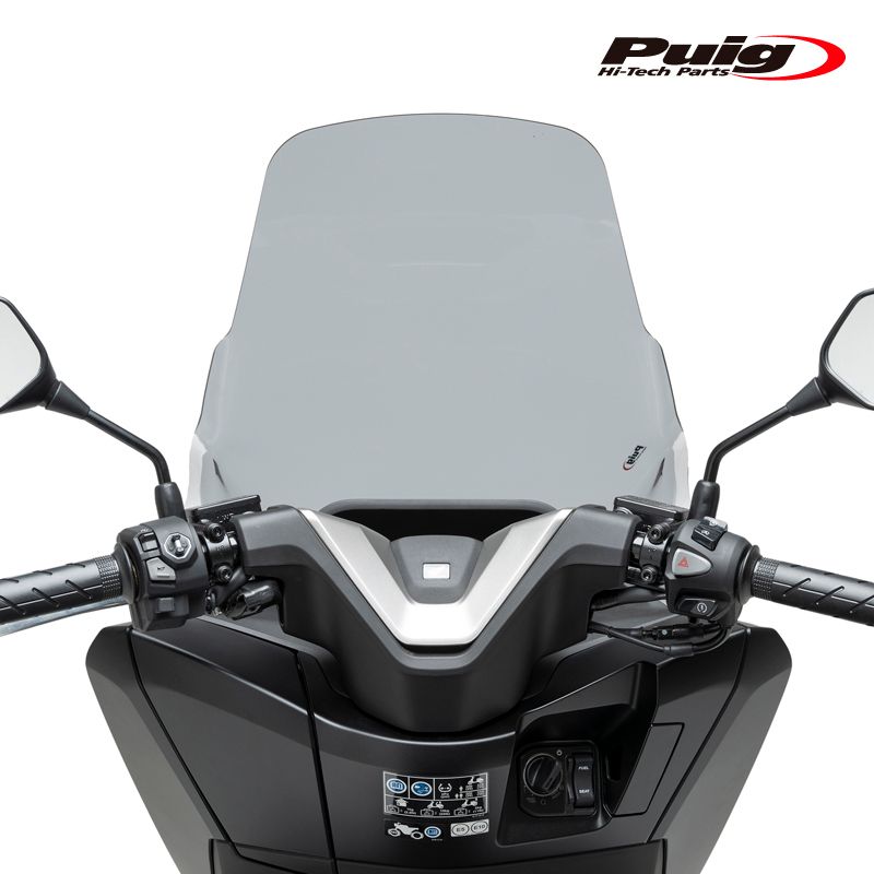 Puig 22429H WINDSHIELD V-TECH LINE TOURING SMOKE HONDA PCX125 25- HONDA PCX160 25- プーチ スクリーン カウル BILLOVLOGS_CO_UK