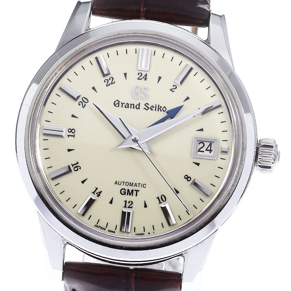 セイコー SEIKO SBGM221/9S66-00A0 グランドセイコー GMT 自動巻き メンズ 箱・保証書付き_740227 セイコー SEIKO SBGM221/9S66-00A0 グランドセイコー GMT 自動巻き
