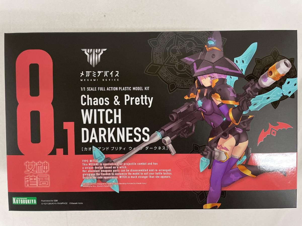 メガミデバイス Chaos - Pretty ウィッチ DARKNESS 全高約140mm 1 1スケール プラモデル