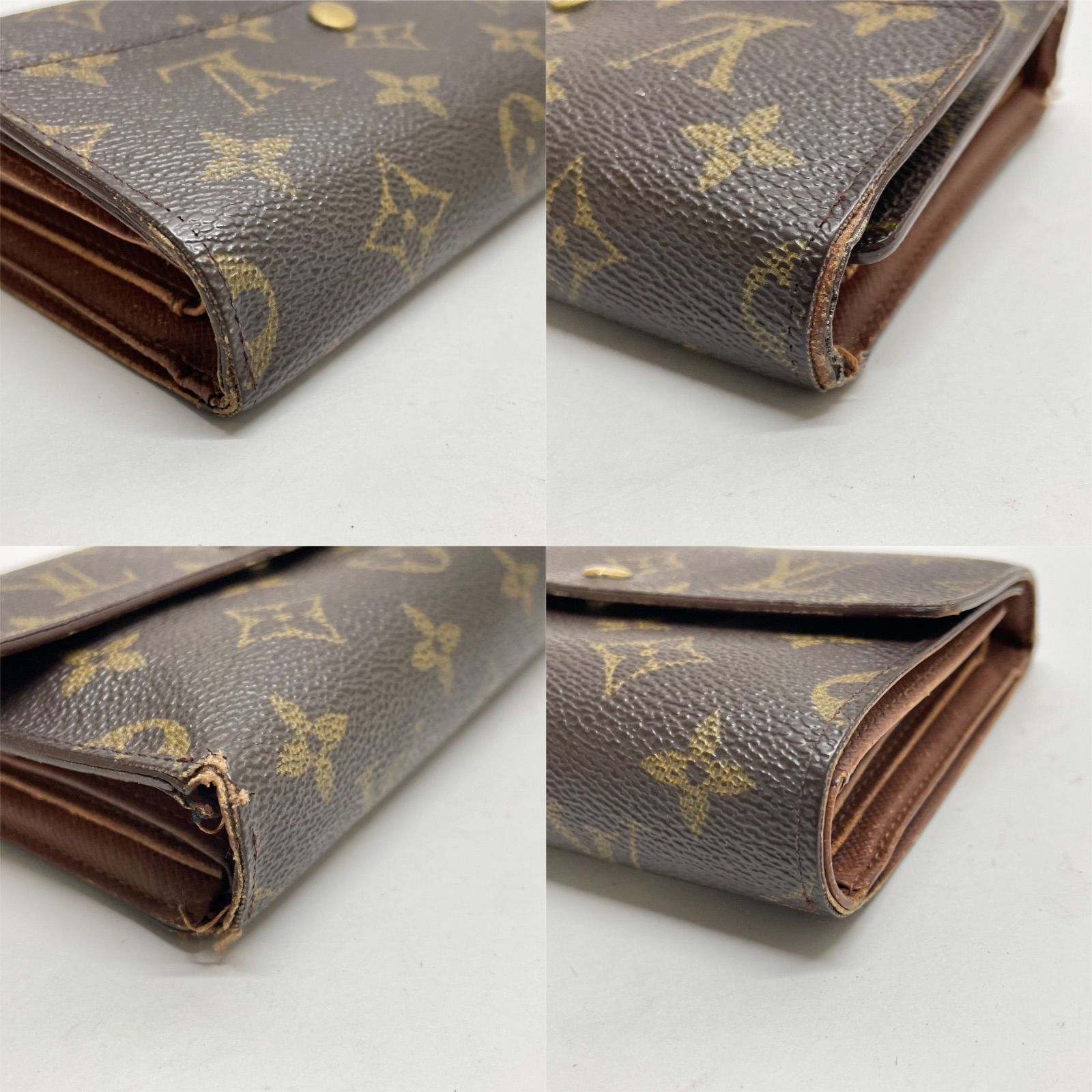1668 LOUIS VUITTON ルイヴィトン モノグラム 三つ折り財布