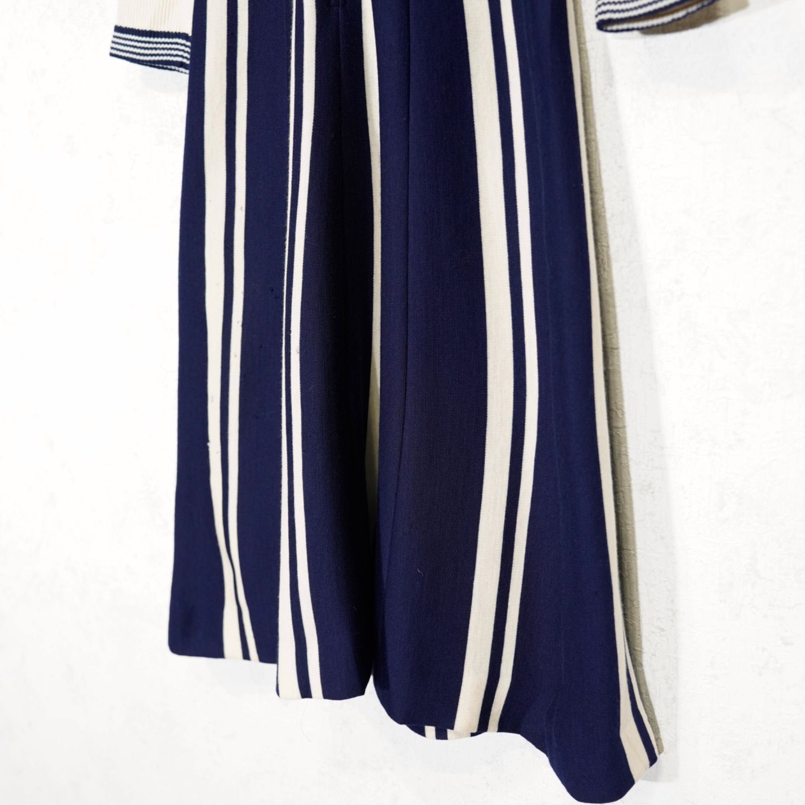 PIECE 60年代アメリカ古着ストライプ柄デザインニットワンピース