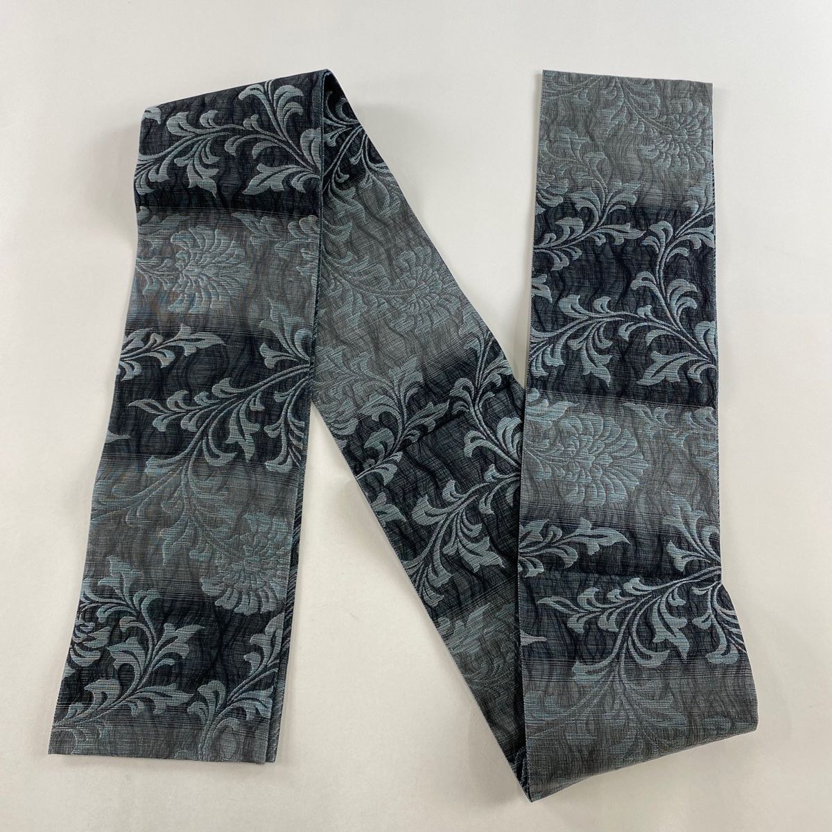 名古屋帯 美品 秀品 正絹 【中古】 名古屋帯 美品 秀品 オレンジ 正絹