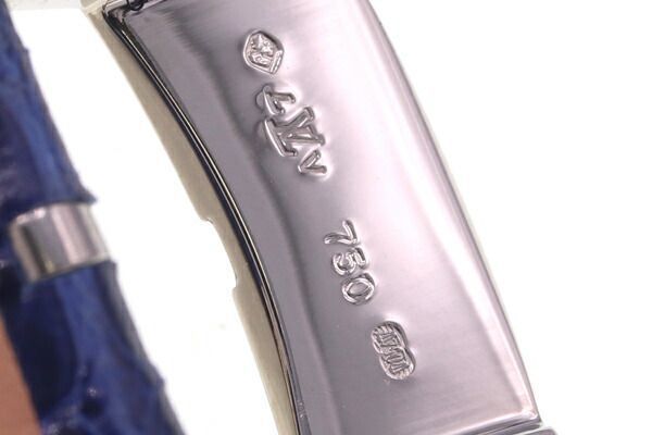 ルイヴィトン タンブール替えベルト ブルー アリゲーター タンブール