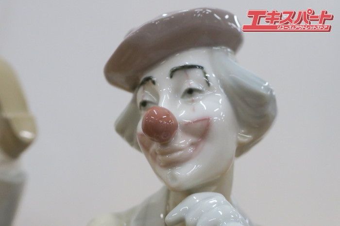 リヤドロ　ピエロ　LLADRO 道化師 LLADRO リヤドロ 大きなピエロ 道化師 陶器 置物 インテリア 前橋店