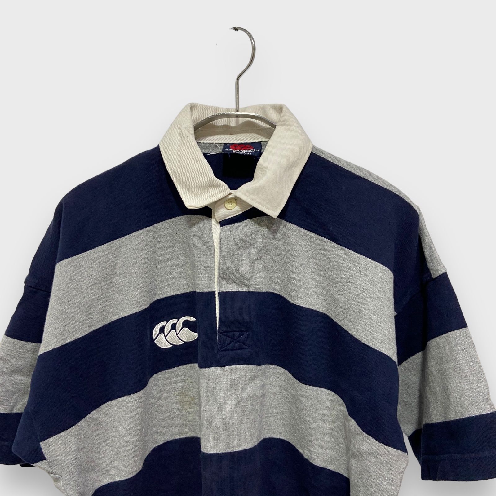 こんちゃん Canterbury カンタベリー ラガーシャツ ボーダー ☆カンタベリーオブニュージーランド☆カンタベリー☆CANTERBURY