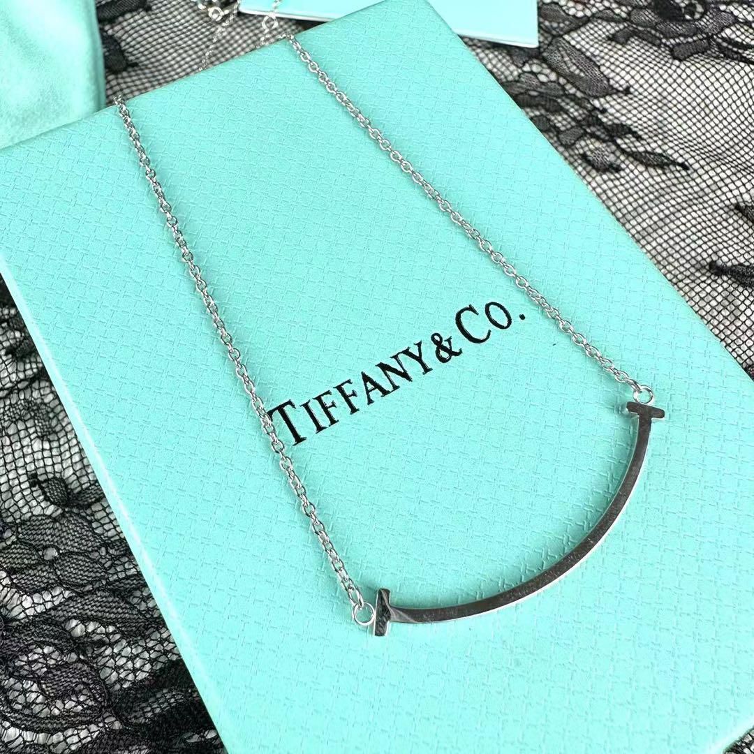 早い者勝ち TIFFANY & Co.ティファニーT スマイル ネックレス シルバー - メルカリ