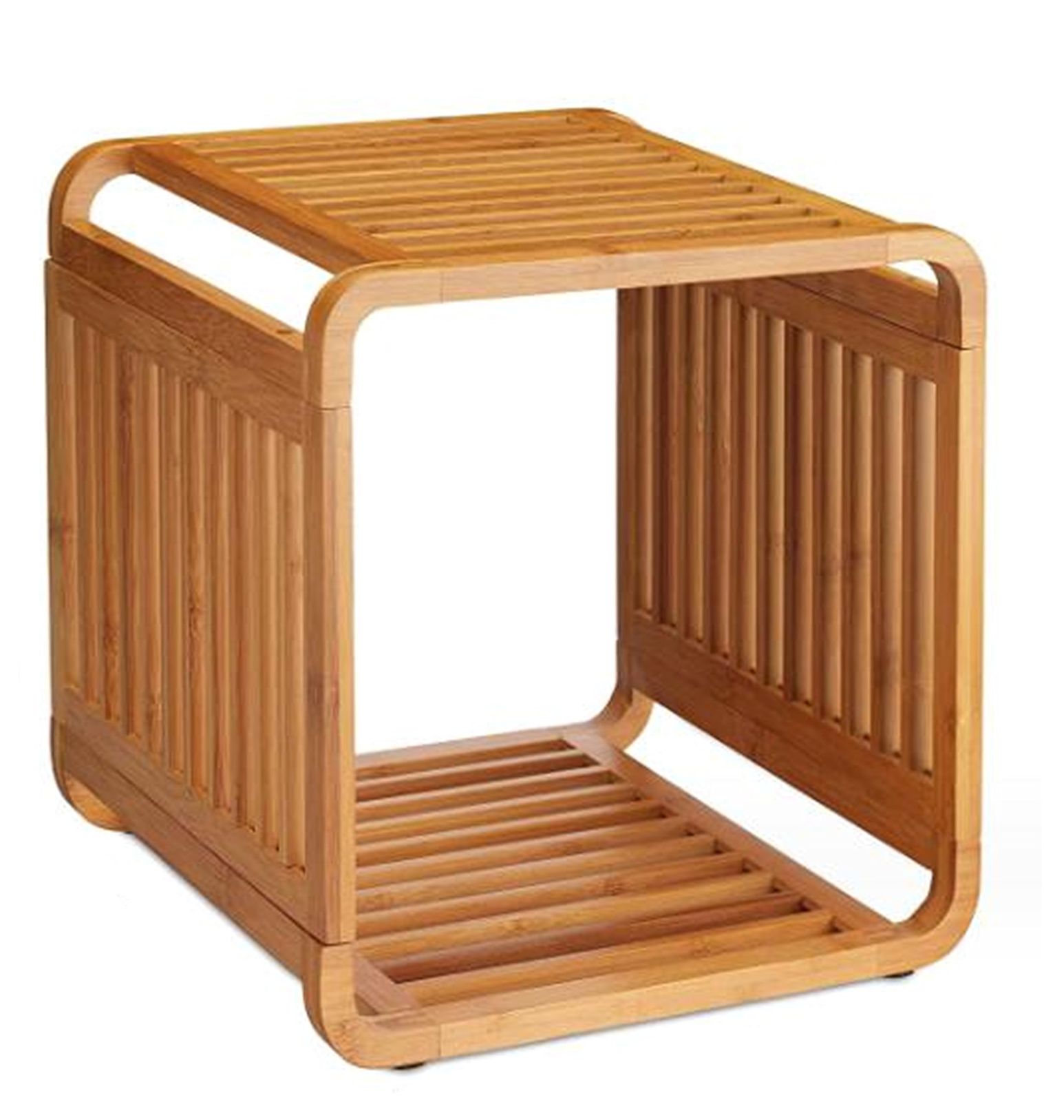 古竹彫 7寸筆斗 手彫り山水 筆立 文房具 ペン立て 無傷 書道具WWWT047