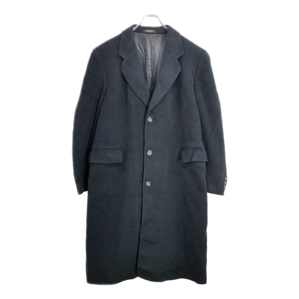 80年代 MARK ALEXANDER カシミヤ混 チェスターコート ブラック(メンズ