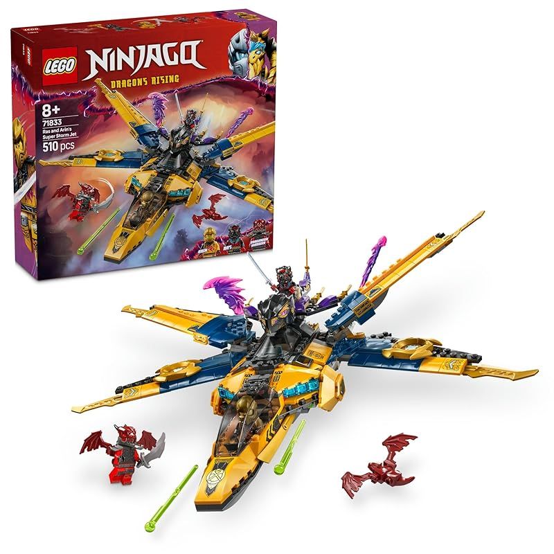 レゴ LEGO ニンジャゴー ラズとエリンの スーパーストームジェット おもちゃ 玩具 誕生日 プレゼント ブロック 男の子 女の子 子供 8歳 9歳 10歳 小学生 対戦 ロボット 0