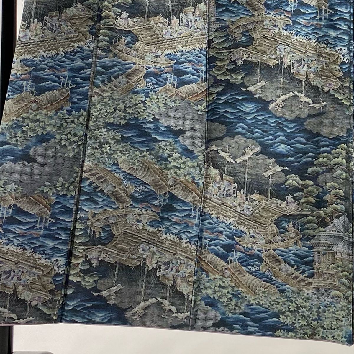 灰茶 正絹