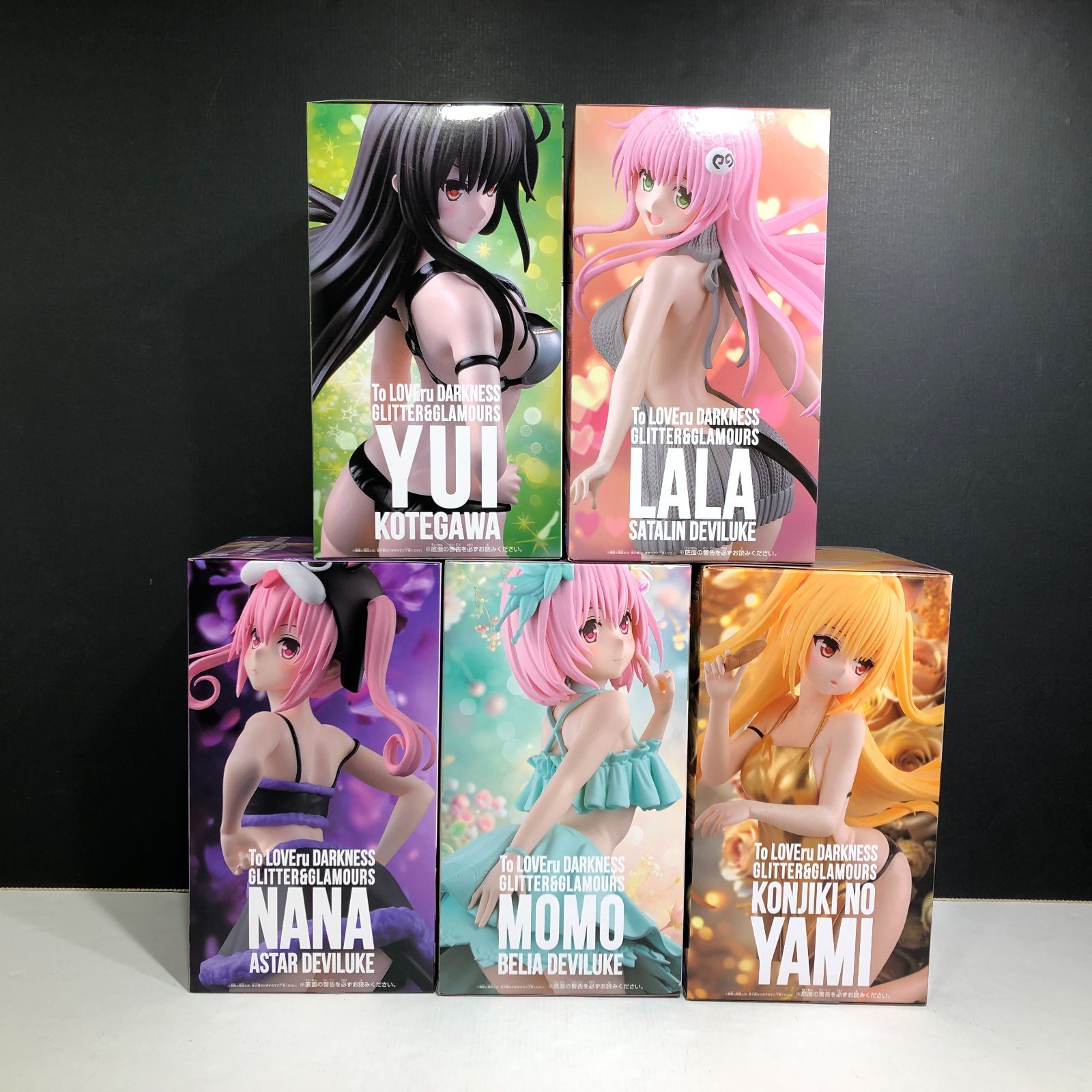 季節のおすすめ商品 城東86-077】ToLOVEる ダークネス プライズフィギュア 5体 コミック・アニメ