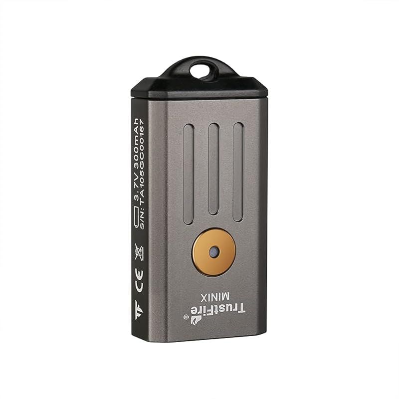 【新着商品】懐中電灯 ledライト Trustfire MiniX懐中電灯（LED白色光＋UV光）320ルーメン キーチェーントーチ 全金属製のキーホルダーライト、IP66防水防塵、充電用Type-cポート、バッテリーインジ