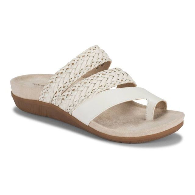 【送料無料】 ベアトラップス レディース サンダル シューズ Baretraps Jonelle Women's Thong Sandals White