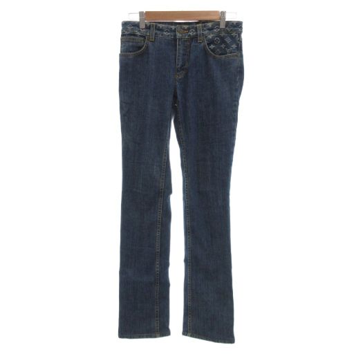 ルイヴィトン LOUIS VUITTON デニム ジーンズ ブーツカット フレア 36  