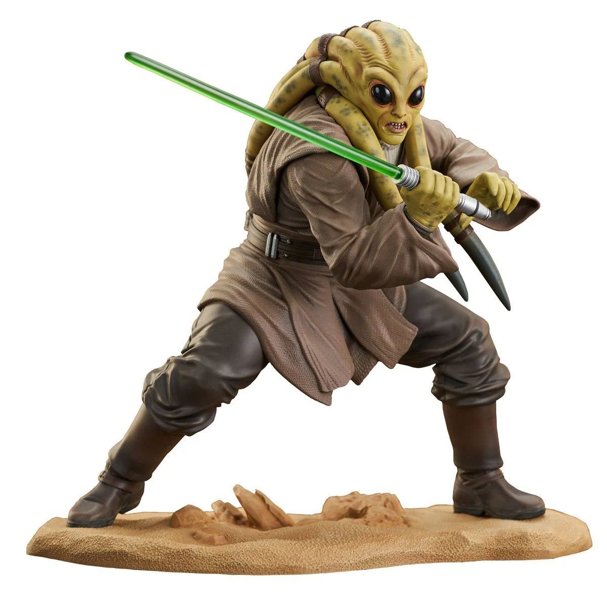 ダイヤモンドセレクト ジェントルジャイアント スターウォーズクローンの攻撃 キット・フィストー Star Wars: Attack of the  Clones Kit Fisto Premier Collection 1:7 Scale Statue - メルカリ