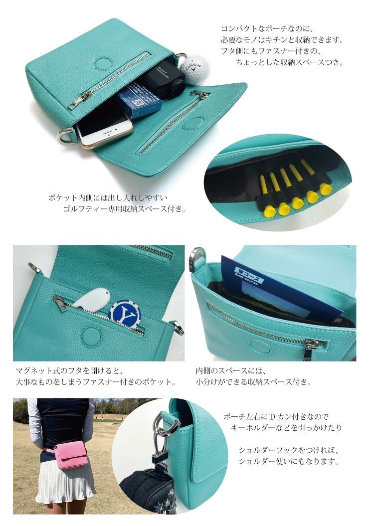 Malbon ゴルフウエストポーチ ベルト付き 2色 MALBON GOLF ベルトポーチ ウエストバッグ - メルカリ