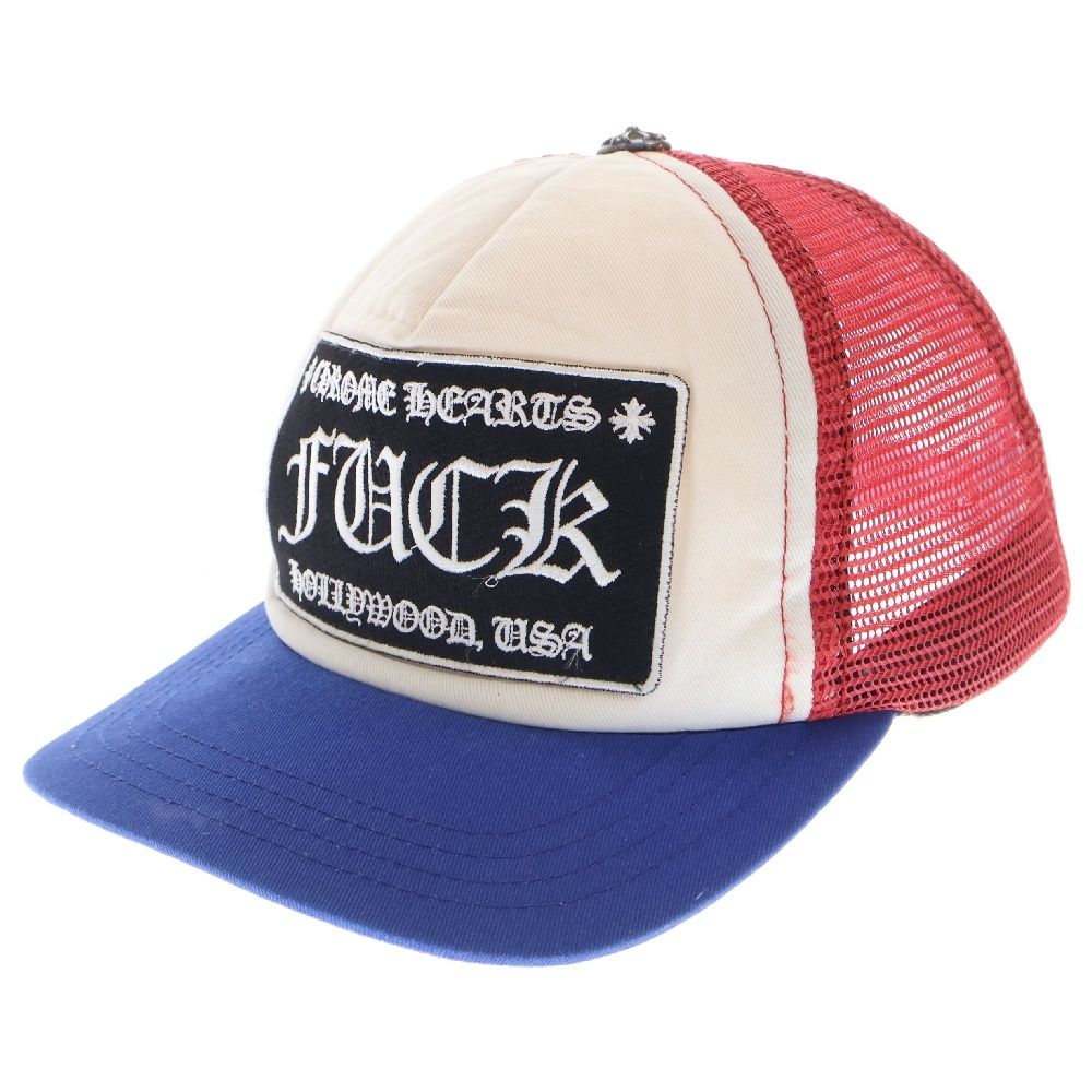 CHROME HEARTS クロムハーツ TRUCKER CAP トラッカーキャップ CHパッチクロスボール付メッシュ帽子 マルチ