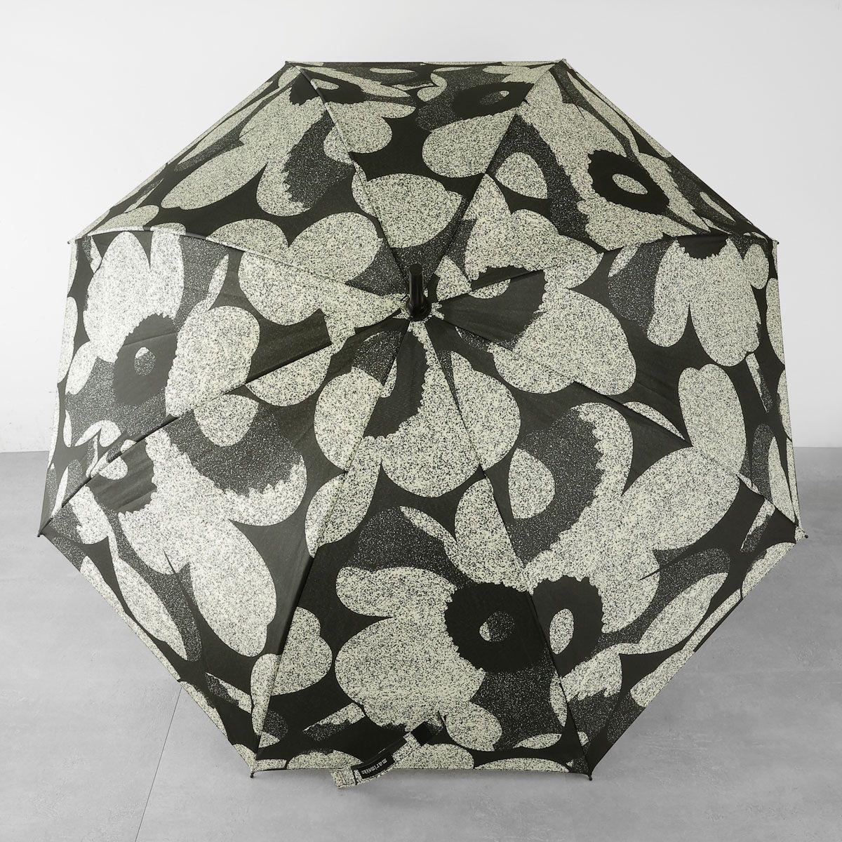マリメッコ Marimekko 傘 ウニッコ STICK UMBRELLA グレー|ダークグレー|ブラック WWW_OLIVIERBERNSTEIN_COM