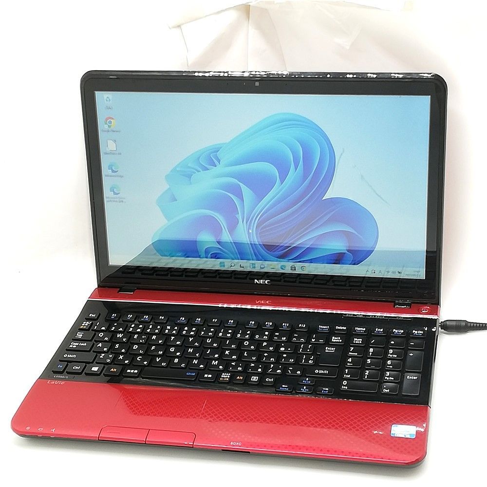 レッド 15.6型ワイド