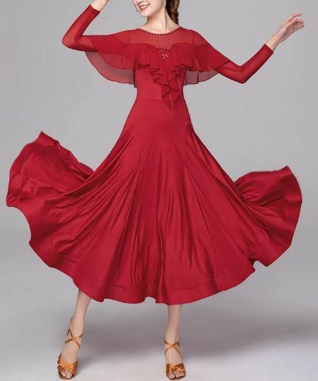 社交ダンスドレス ラテンドレス 競技 スタンダードドレス オーダーメイド