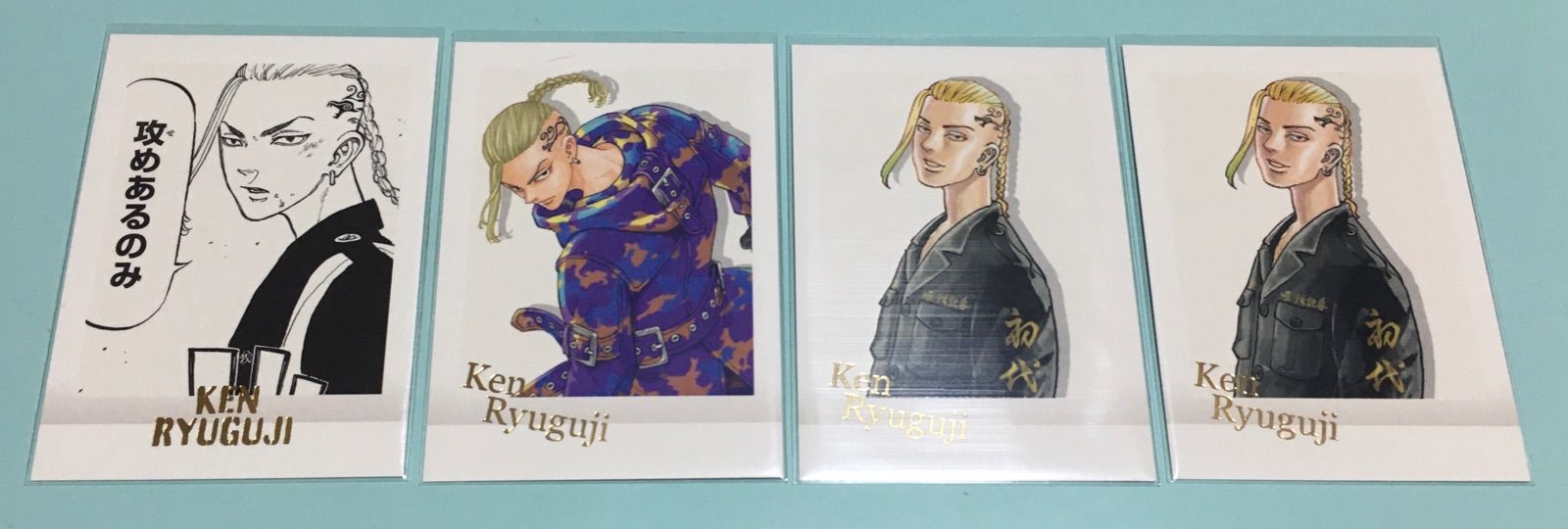 東リべ 原画展 ぱしゃこれ 龍宮寺堅 セット 東京リベンジャーズ展ぱしゃこれPREMIUM龍宮寺堅ドラケン2枚