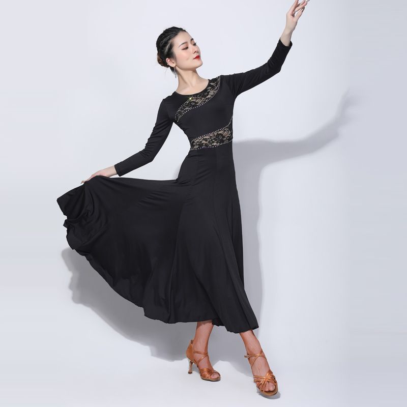 社交ダンス ドレス ワンピース モダン スタンダード ルンバ レッスン着