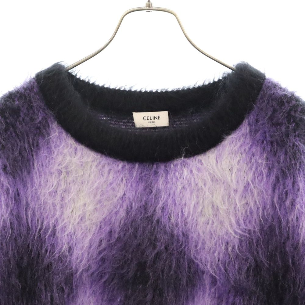 CELINE (セリーヌ) 22AW Argyle Mohair Blend Sweater 2AA24606S