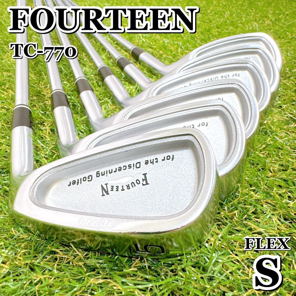 FOURTEEN TC-770 アイアンセット 6本セット FLEX S フォーティーン スチール 男性 右利き K011