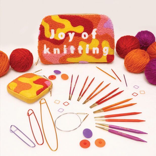 ニットプロ☆JOY OF KNITTING✴︎カラフルな輪針セット - メルカリ