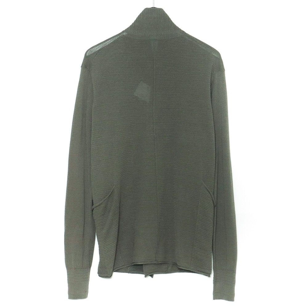 トップス DEVOA Knit cardigan cotton/linen/silk DEVOA Knit cardigan cotton / linen / silk （GRAY） - Osaka