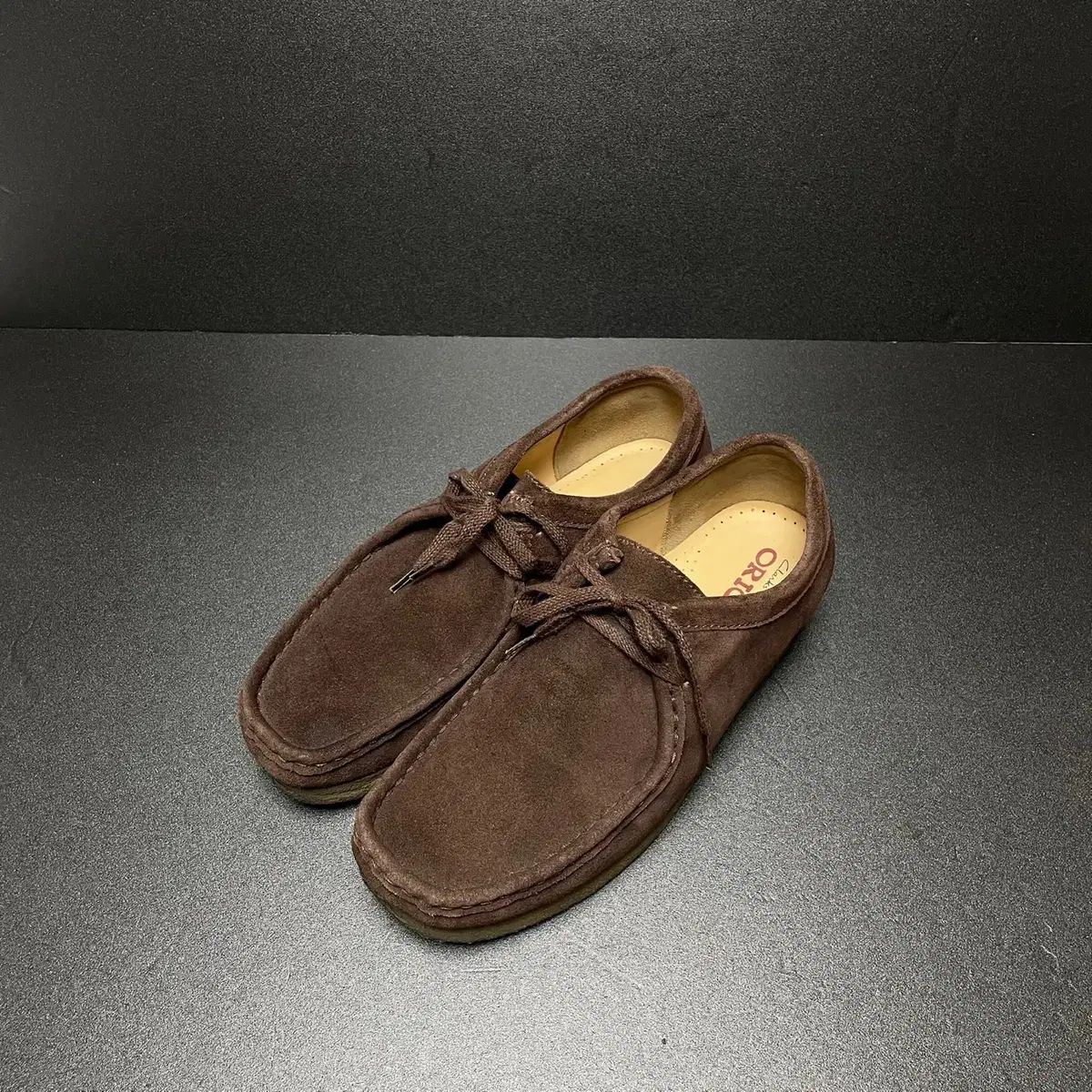 260 Clarks クラークス ワラビー ダークブラウン スエード