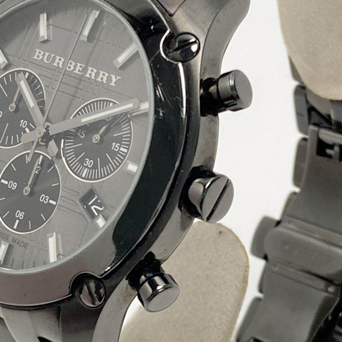 特価低価BURBERRY バーバリー 腕時計 BU1854 クロノグラフ 箱付き 時計