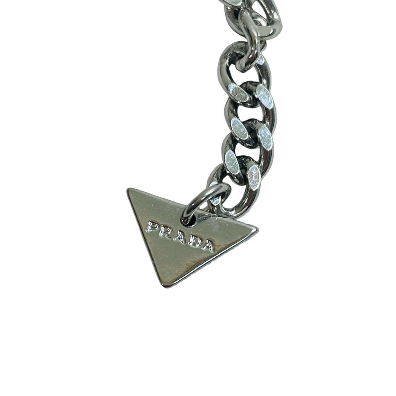 PRADA/プラダトライアングルロゴ/SV925/SLV/アクセサリー/チェーン 楽天市場】プラダ PRADA ブレスレット トライアングルロゴ