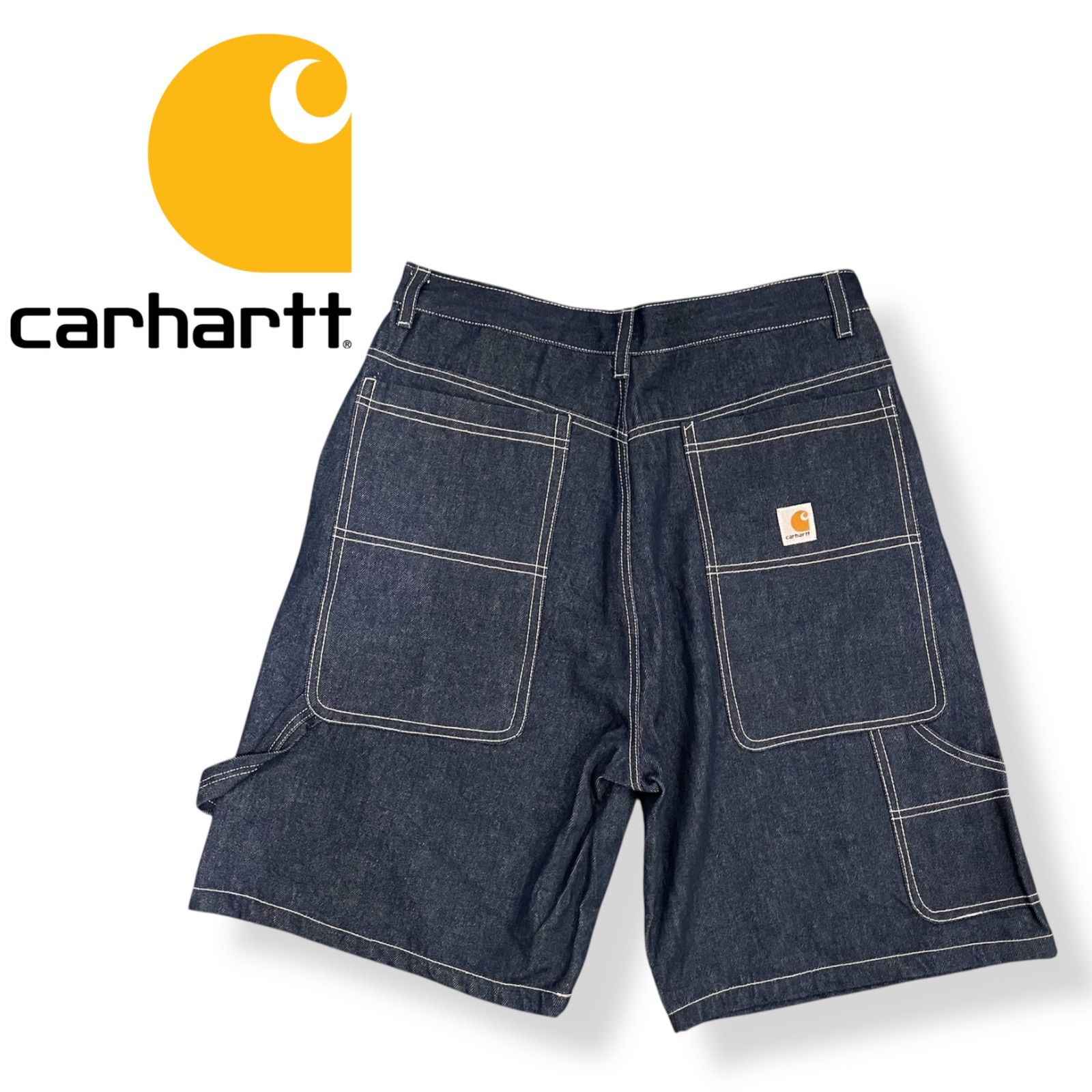 Carhartt ☆デニムショーツ ☆デニムペインターショーツ ☆ネイビー 