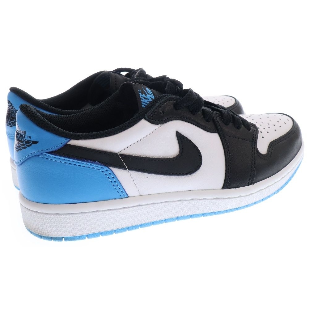 NIKE (ナイキ) AIR JORDAN 1 LOW OG BLACK POWDER BLUE UNC エア 