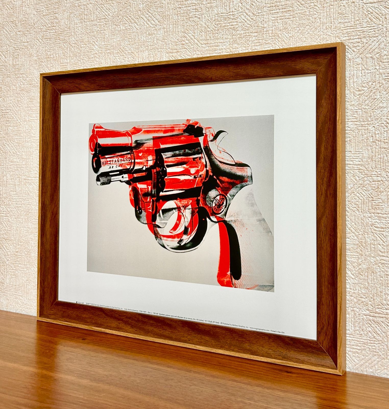 新品☆額縁付アートポスター(BRUCE MCGAW GRAPHICS)☆アンディ