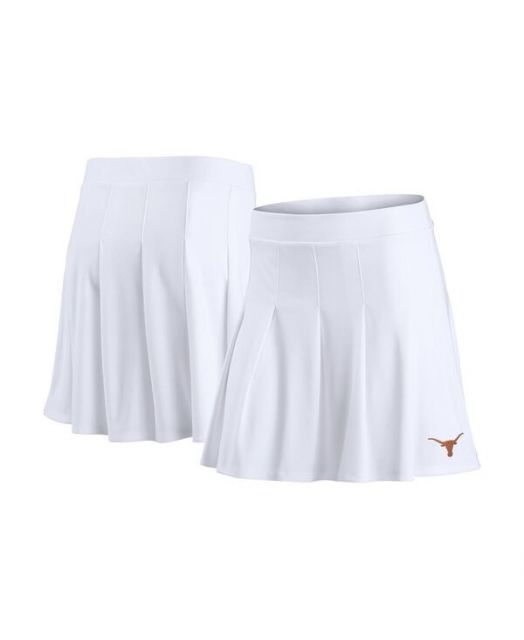 送料無料 ファナティクス レディース スカート ボトムス Women s White Texas Longhorns Heritage Primary Skirt White
