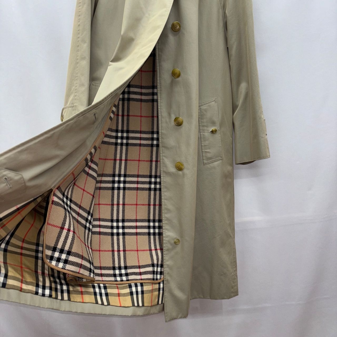 Burberrys ステンカラーコート 90s 玉虫 中古・古着通販】Burberry's (バーバリーズ) 玉虫ステンカラー