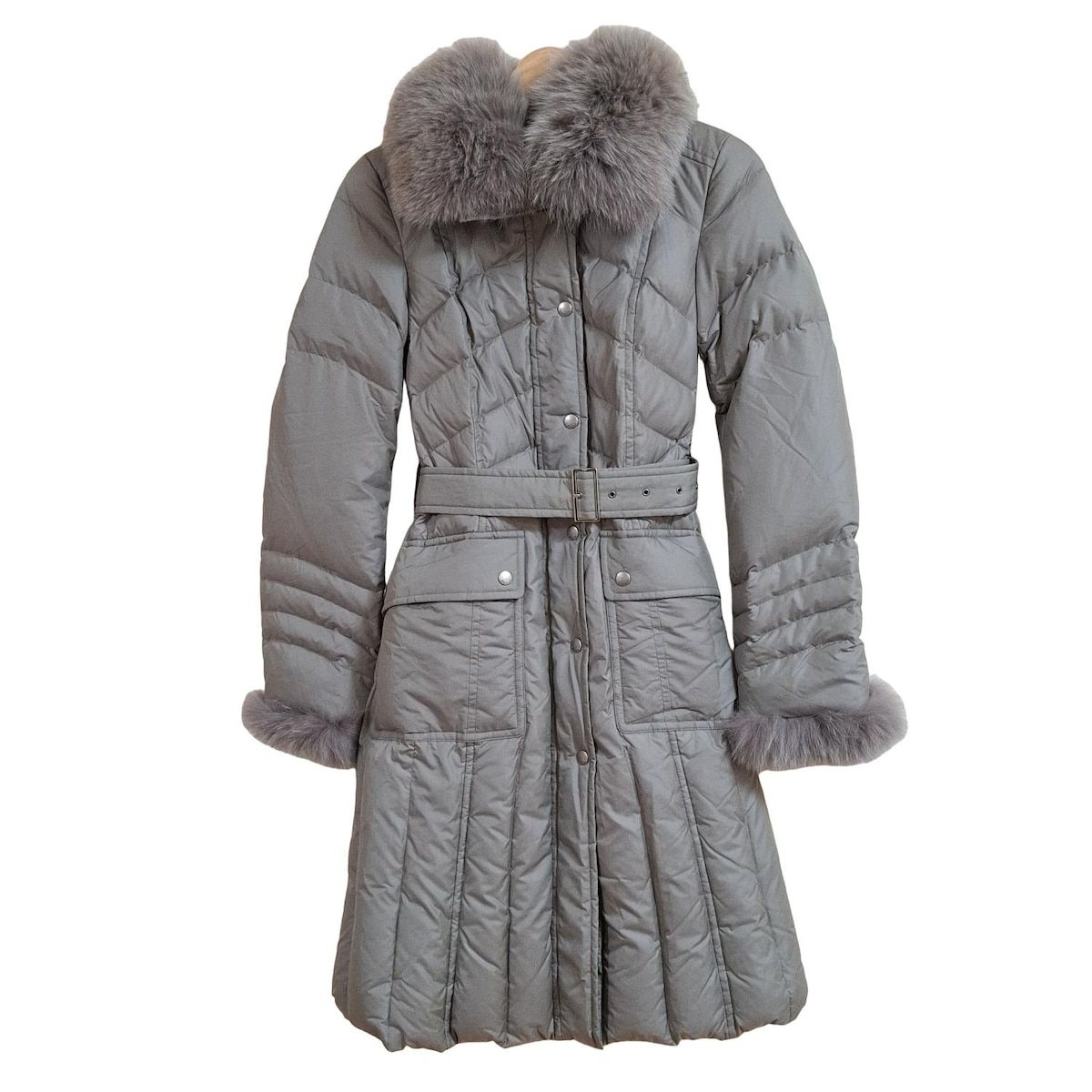 BODY DRESSING Deluxe ボディドレッシングデラックス ダウンコート サイズ36 S レディース - グレー 長袖|冬