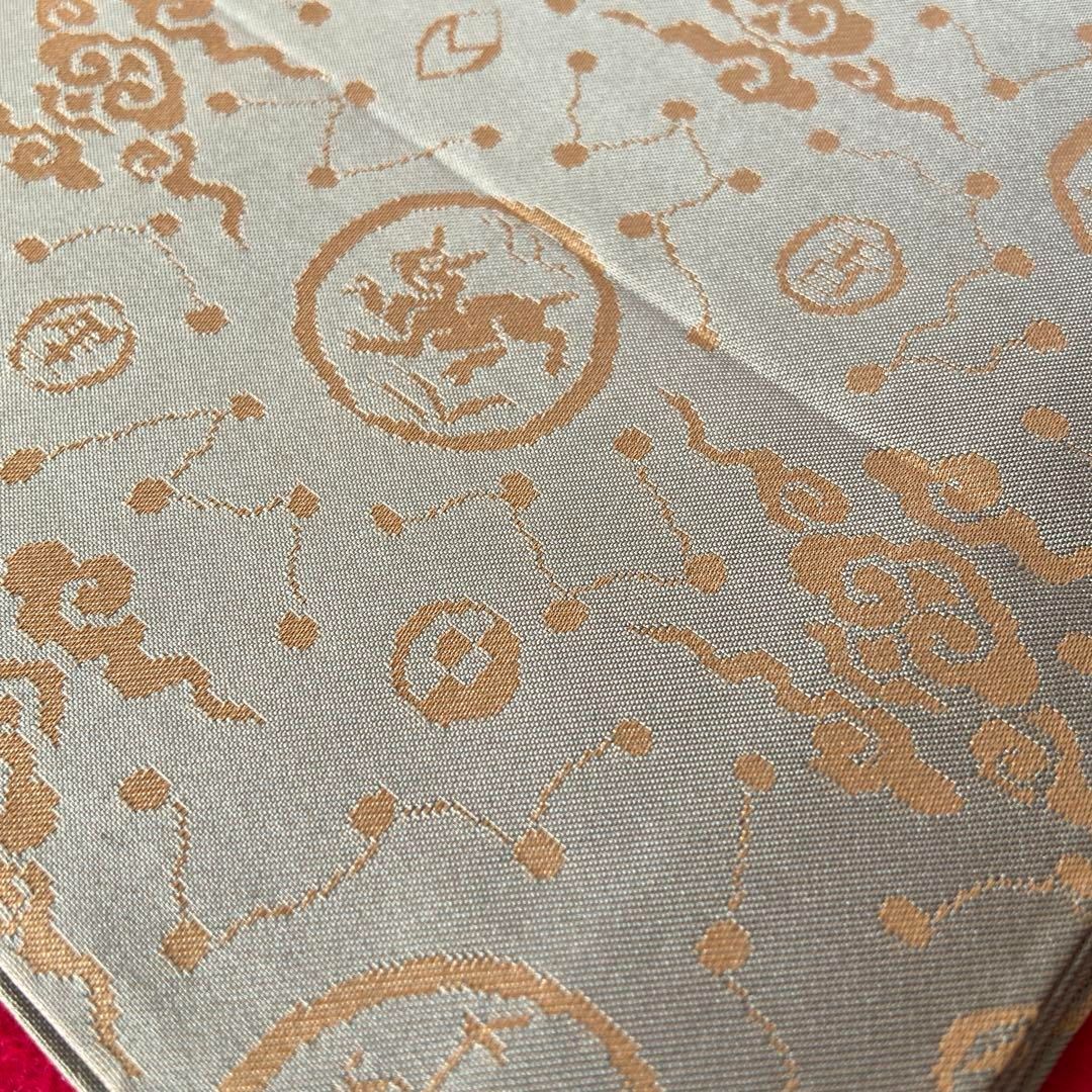 茶道具 堀内宗匠 日月星雲文様緞子 なかざわ織物 表千家袱紗　帛紗　千利休 茶道具 袱紗 堀内宗匠 日月星雲文様緞子 なかざわ織物 表千家