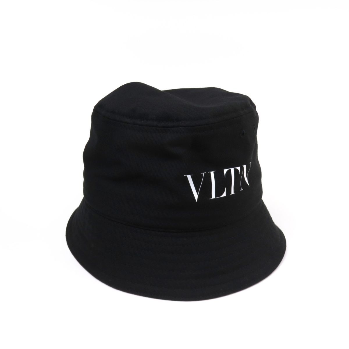 Sランク VALENTINO ヴァレンティノ VLTN ロゴバケットハット 2Y2HGA11UXI ブラック 帽子