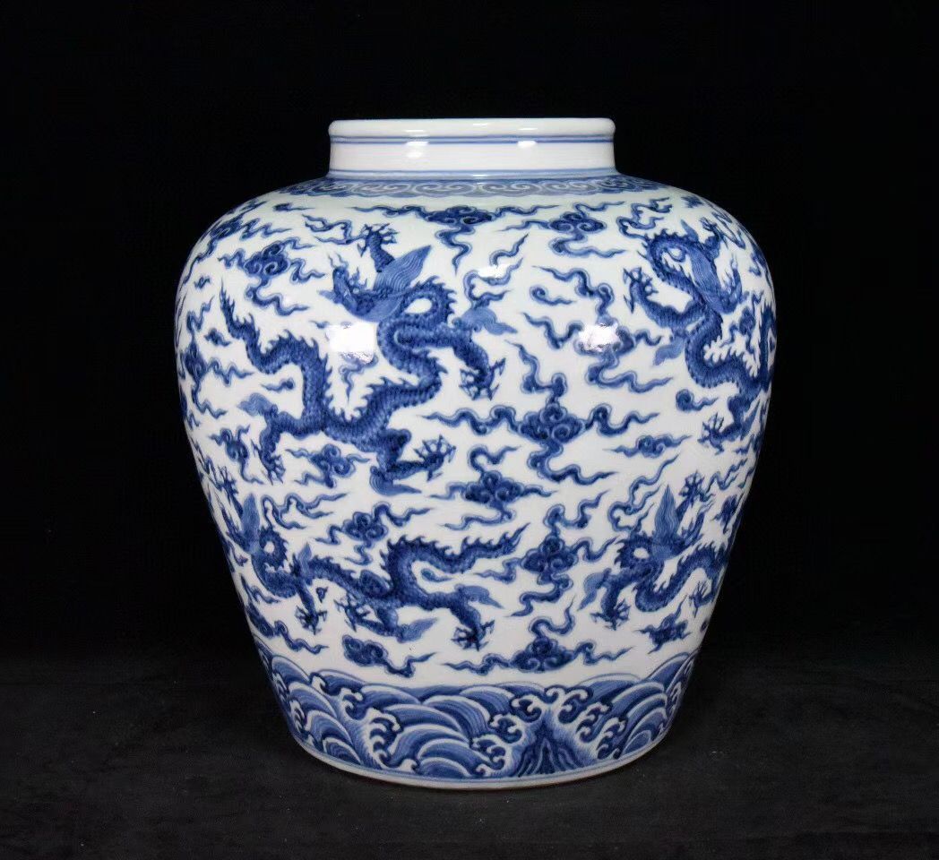 中国古陶器 青花磁器 大明宣德在銘　旧家蔵出し、古美術、縁起物、金運、骨董品 中国古陶器 青花磁器 大明宣德在銘 旧家蔵出し 古美術 縁起物 金