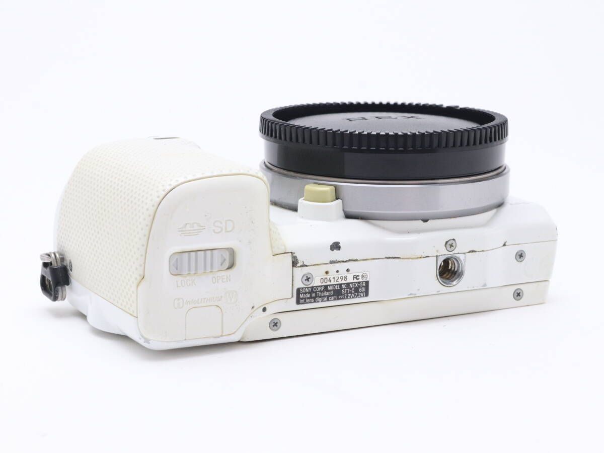 D (ジャンク) SONY ソニー α NEX-5R ホワイト ボディ 返品不可