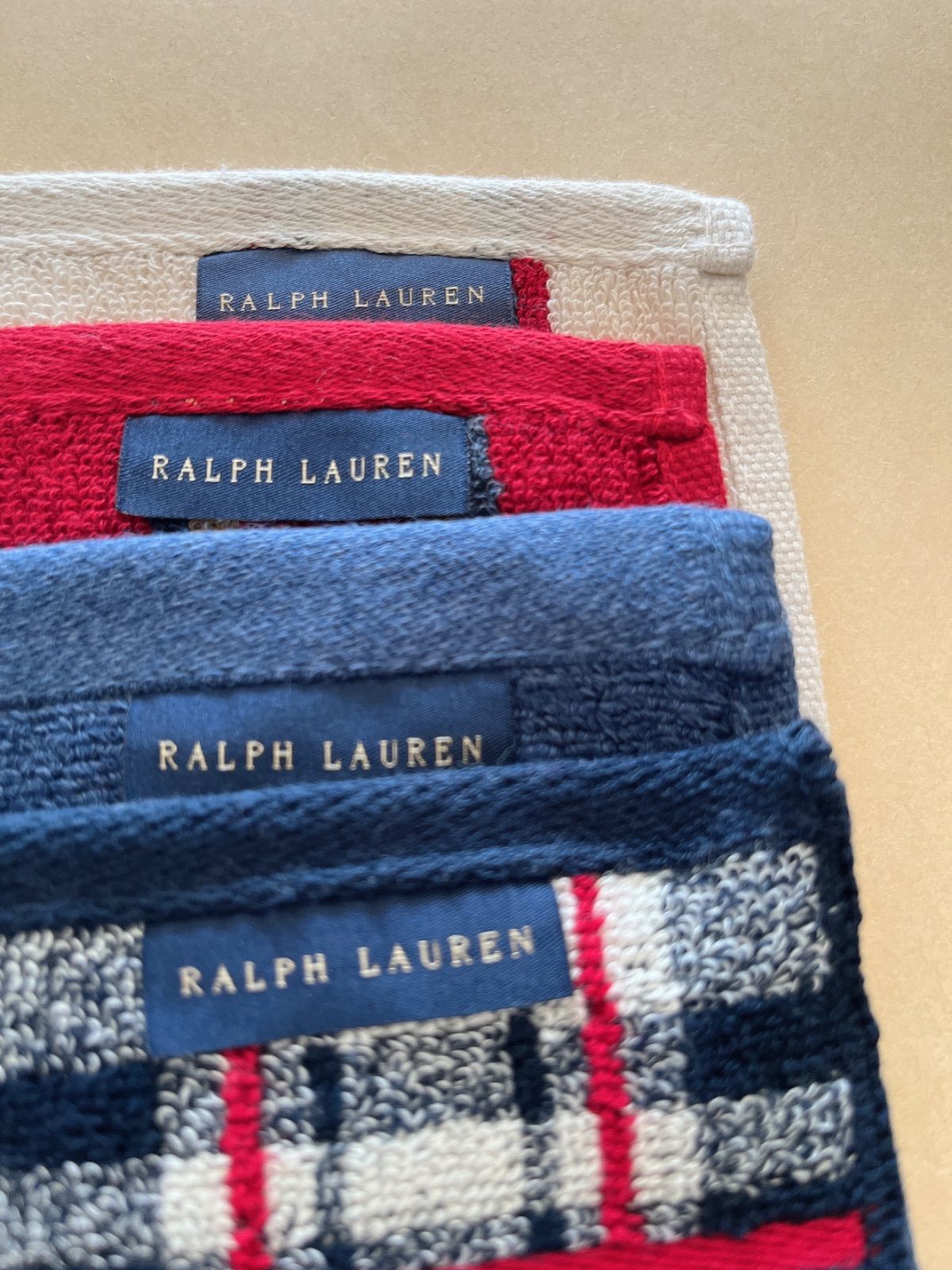 mitsu②♡ラルフローレン ガーゼタオルハンカチ プレゼントにも Ralph Lauren - クーポン使えてお得・プレゼント❤️ラルフ