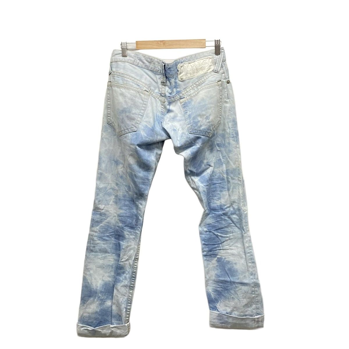 FranCisT_MOR.K.S. フランシストモークス ジーンズ サイズ2 M レディース - ライトブルー フルレングス MOR.K.S JEANS ダメージ加工