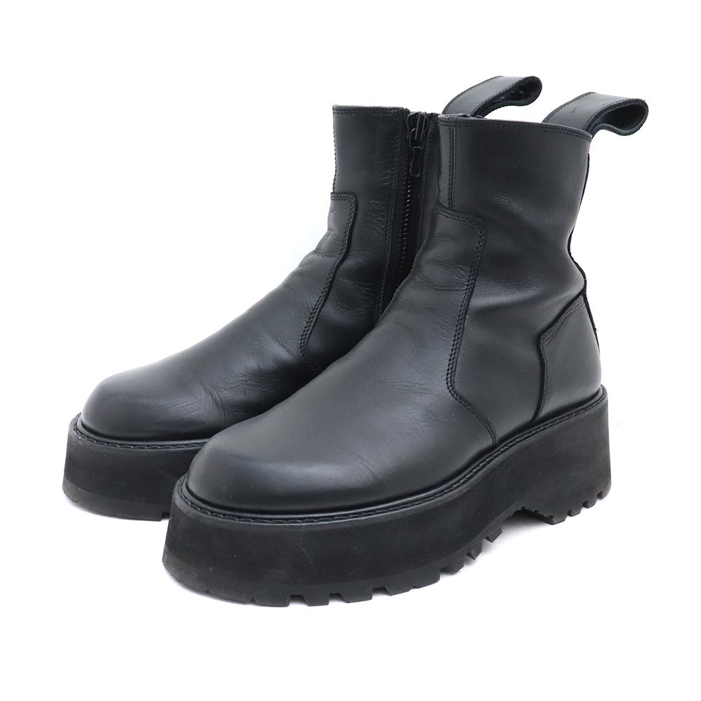 baccaratセレクトJULIUS 19AW SIDE ZIP ENGINEER BOOTS - ブーツ