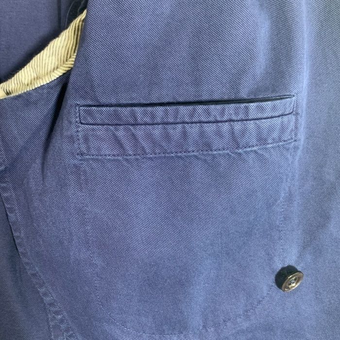 BOGLIOLI COATネイビー ダブルブレスト メタルボタン BOGLIOLI ボリオリ COAT コットン ダブルブレスレット