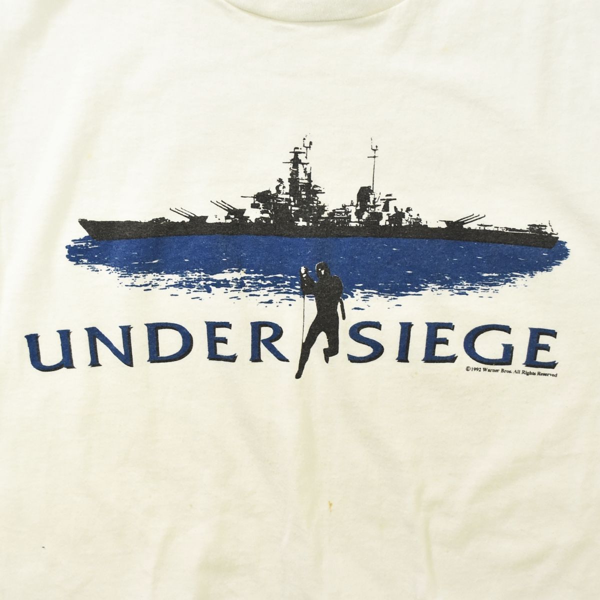 入手困難】 90sヴィンテージ USA製 UNDER SIEGE 沈黙の戦艦 半袖