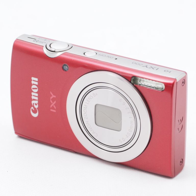 Canon キヤノン デジタルカメラ IXY200 (RED) レッド - カメラ本舗